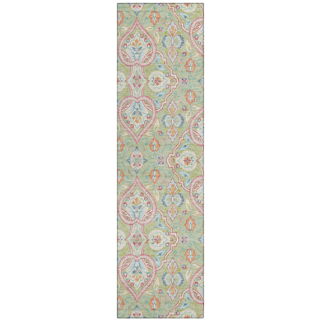 Addison Chantille ACN2207 Bohemian Machine Made Transitional Aloe Rug