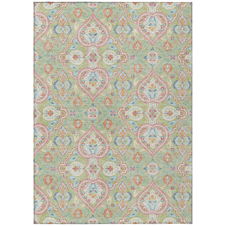 Addison Chantille ACN2207 Bohemian Machine Made Transitional Aloe Rug