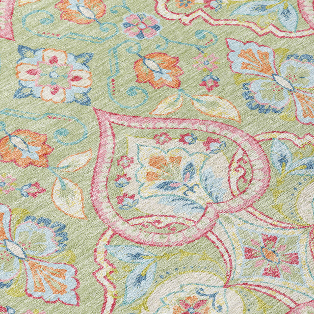 Addison Chantille ACN2207 Bohemian Machine Made Transitional Aloe Rug