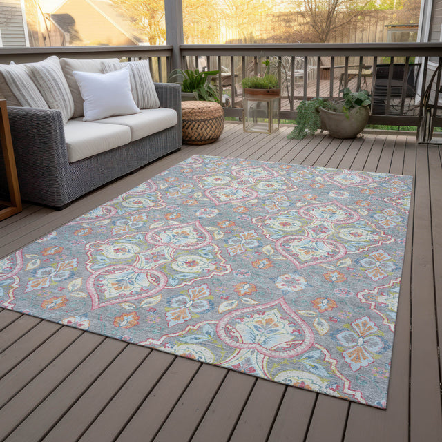 Addison Chantille ACN2207 Bohemian Machine Made Transitional Gray Rug