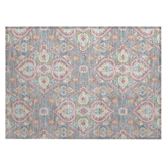 Addison Chantille ACN2207 Bohemian Machine Made Transitional Gray Rug