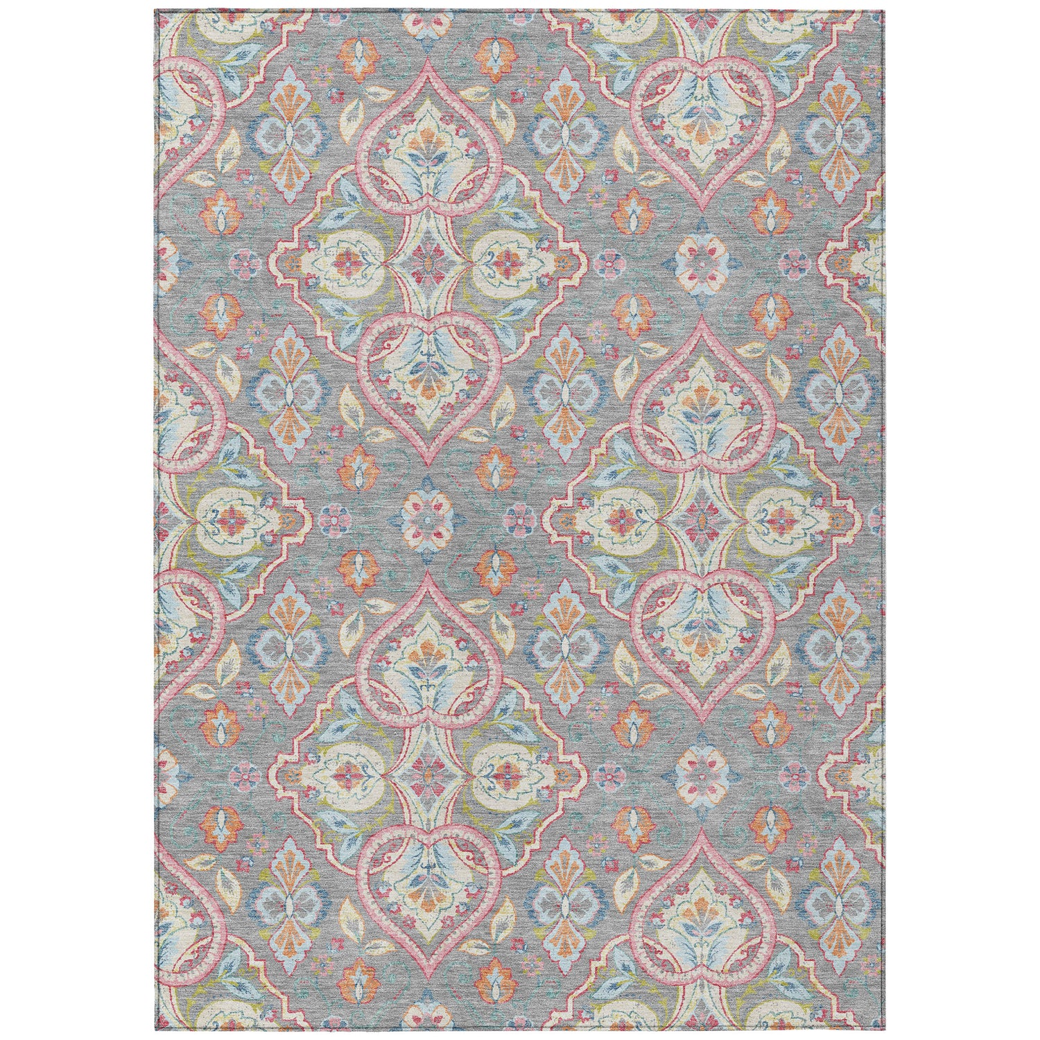 Addison Chantille ACN2207 Bohemian Machine Made Transitional Gray Rug