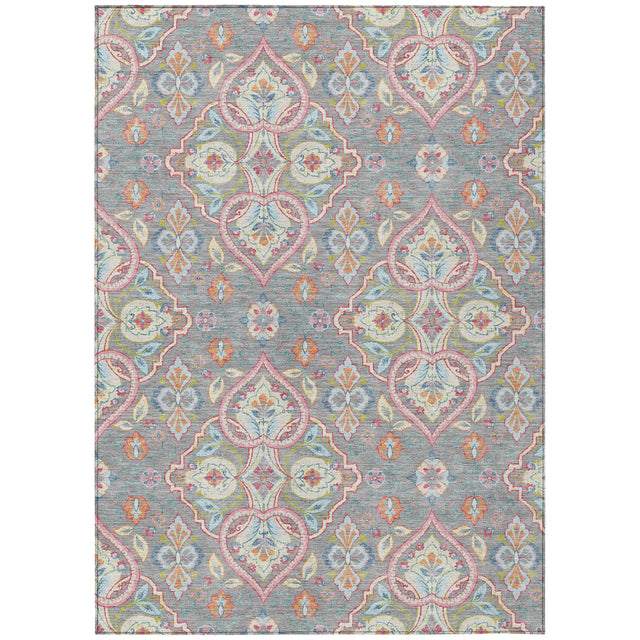 Addison Chantille ACN2207 Bohemian Machine Made Transitional Gray Rug