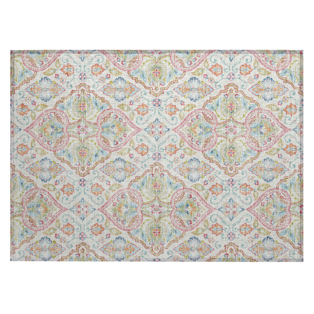 Addison Chantille ACN2207 Bohemian Machine Made Transitional Ivory Rug