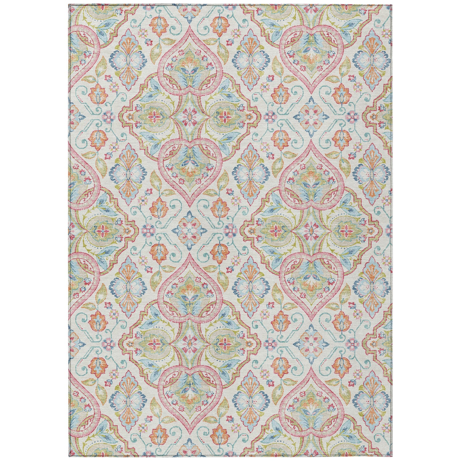 Addison Chantille ACN2207 Bohemian Machine Made Transitional Ivory Rug