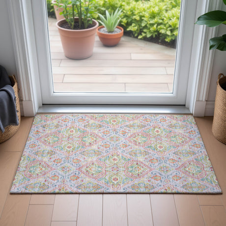 Addison Chantille ACN2207 Bohemian Machine Made Transitional Lavender Rug