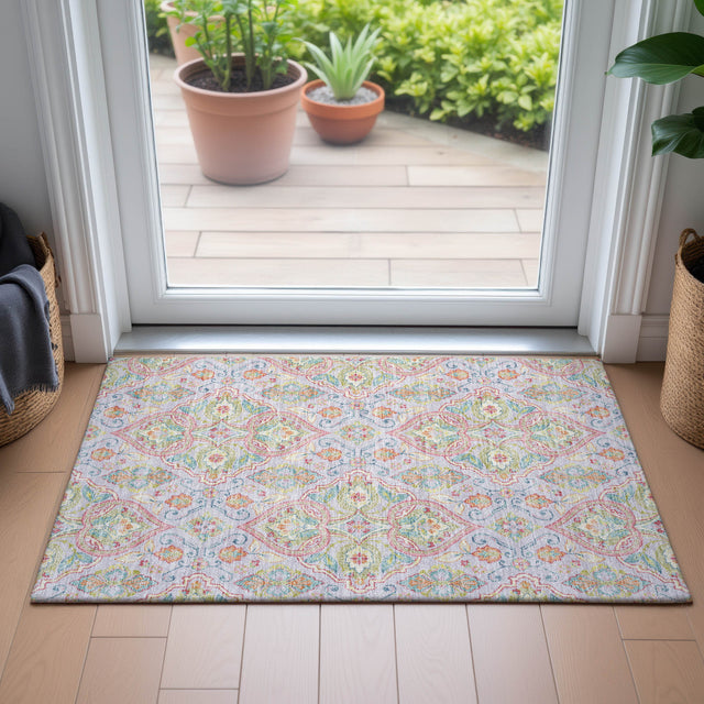 Addison Chantille ACN2207 Bohemian Machine Made Transitional Lavender Rug