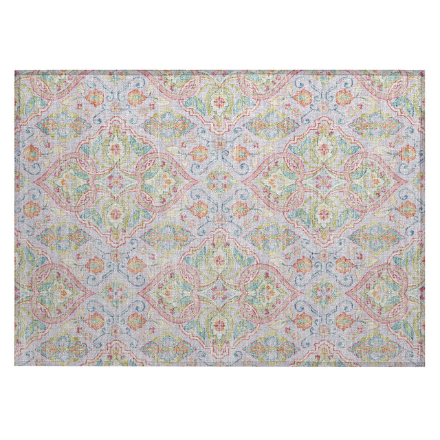 Addison Chantille ACN2207 Bohemian Machine Made Transitional Lavender Rug
