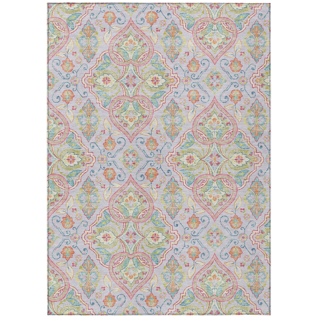 Addison Chantille ACN2207 Bohemian Machine Made Transitional Lavender Rug