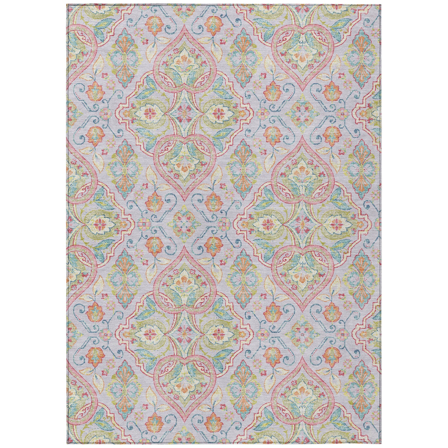 Addison Chantille ACN2207 Bohemian Machine Made Transitional Lavender Rug