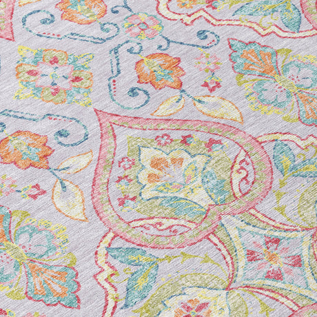 Addison Chantille ACN2207 Bohemian Machine Made Transitional Lavender Rug