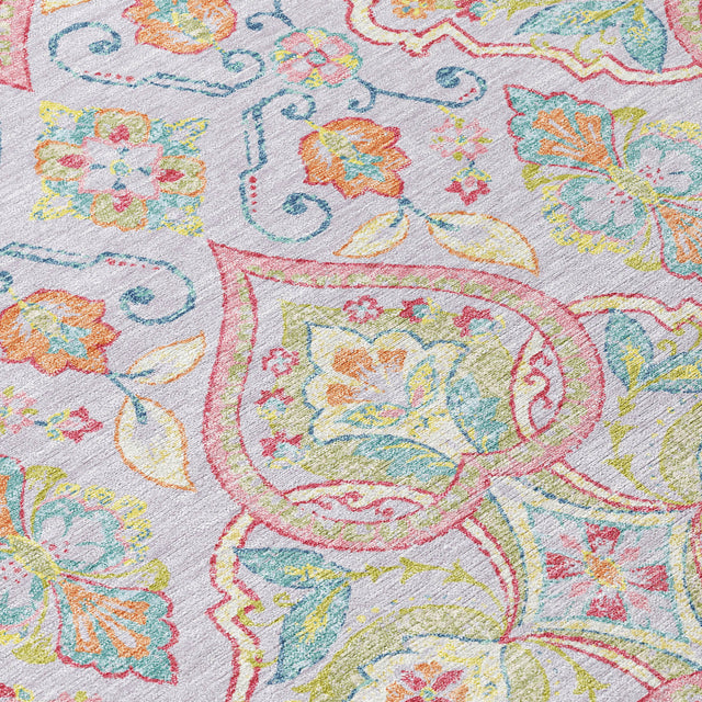 Addison Chantille ACN2207 Bohemian Machine Made Transitional Lavender Rug