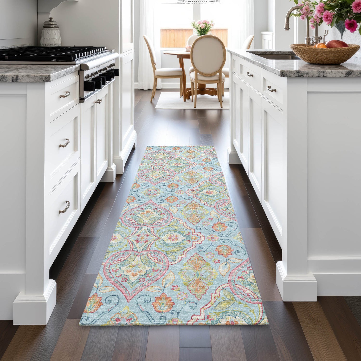 Addison Chantille ACN2207 Bohemian Machine Made Transitional Sky Rug