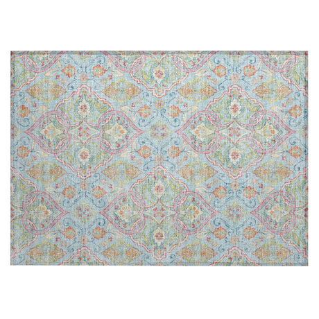 Addison Chantille ACN2207 Bohemian Machine Made Transitional Sky Rug