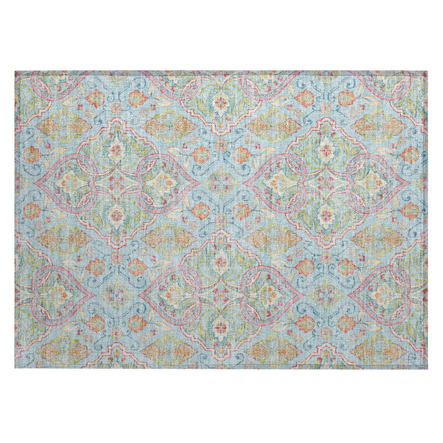 Addison Chantille ACN2207 Bohemian Machine Made Transitional Sky Rug