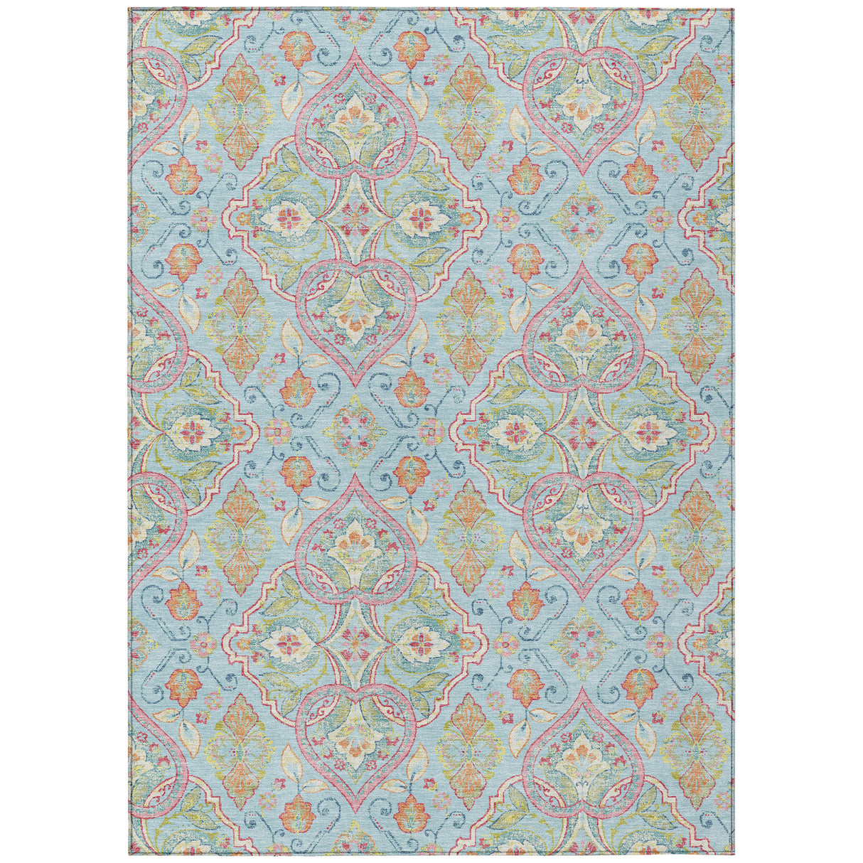 Addison Chantille ACN2207 Bohemian Machine Made Transitional Sky Rug