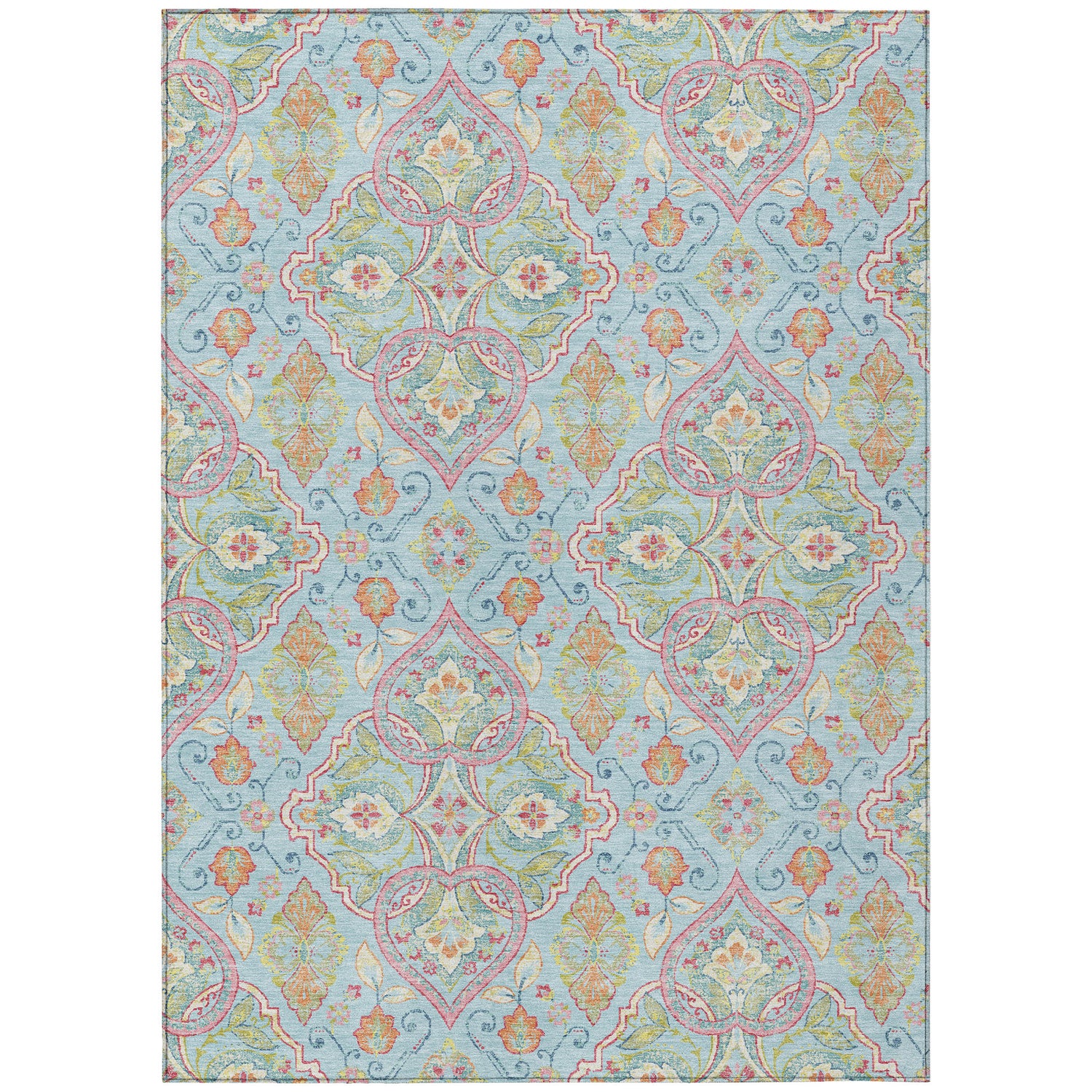 Addison Chantille ACN2207 Bohemian Machine Made Transitional Sky Rug