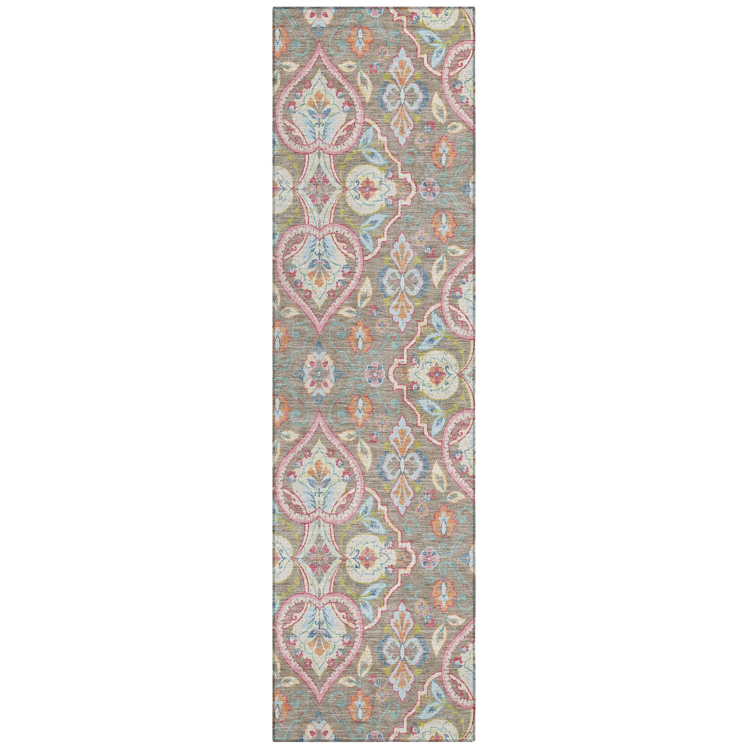 Addison Chantille ACN2207 Bohemian Machine Made Transitional Taupe Rug