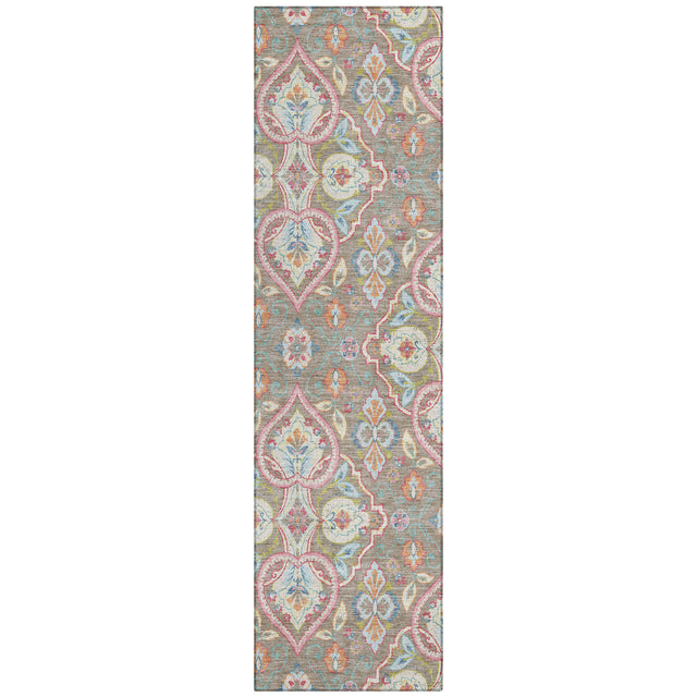 Addison Chantille ACN2207 Bohemian Machine Made Transitional Taupe Rug