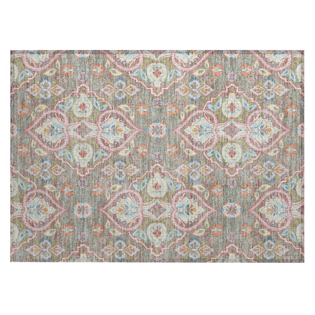 Addison Chantille ACN2207 Bohemian Machine Made Transitional Taupe Rug