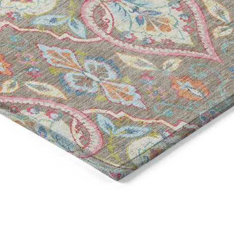 Addison Chantille ACN2207 Bohemian Machine Made Transitional Taupe Rug