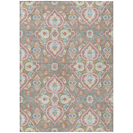 Addison Chantille ACN2207 Bohemian Machine Made Transitional Taupe Rug
