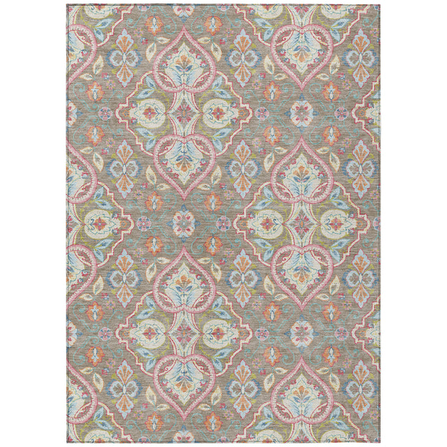 Addison Chantille ACN2207 Bohemian Machine Made Transitional Taupe Rug