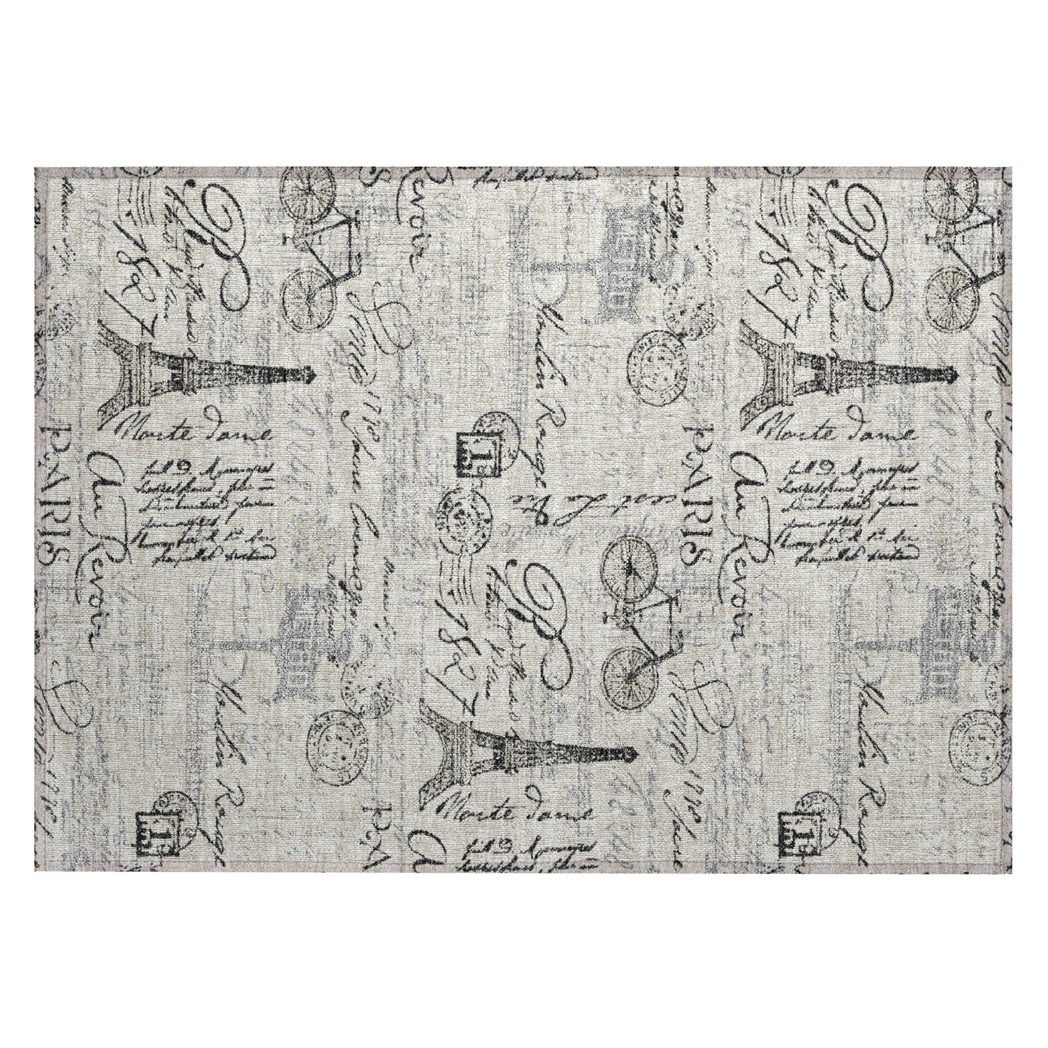 Addison Chantille ACN2209 Novelty Machine Made Transitional Beige Rug