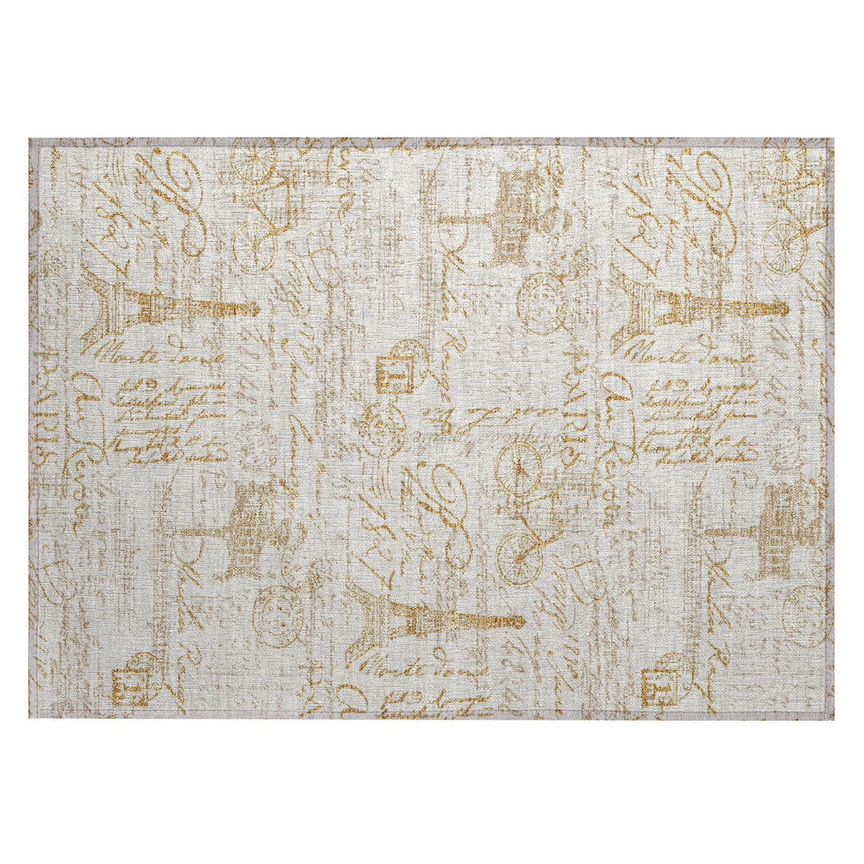 Addison Chantille ACN2209 Novelty Machine Made Transitional Gold Rug