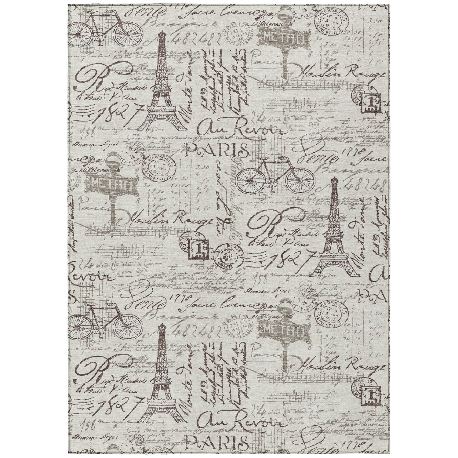 Addison Chantille ACN2209 Novelty Machine Made Transitional Linen Rug