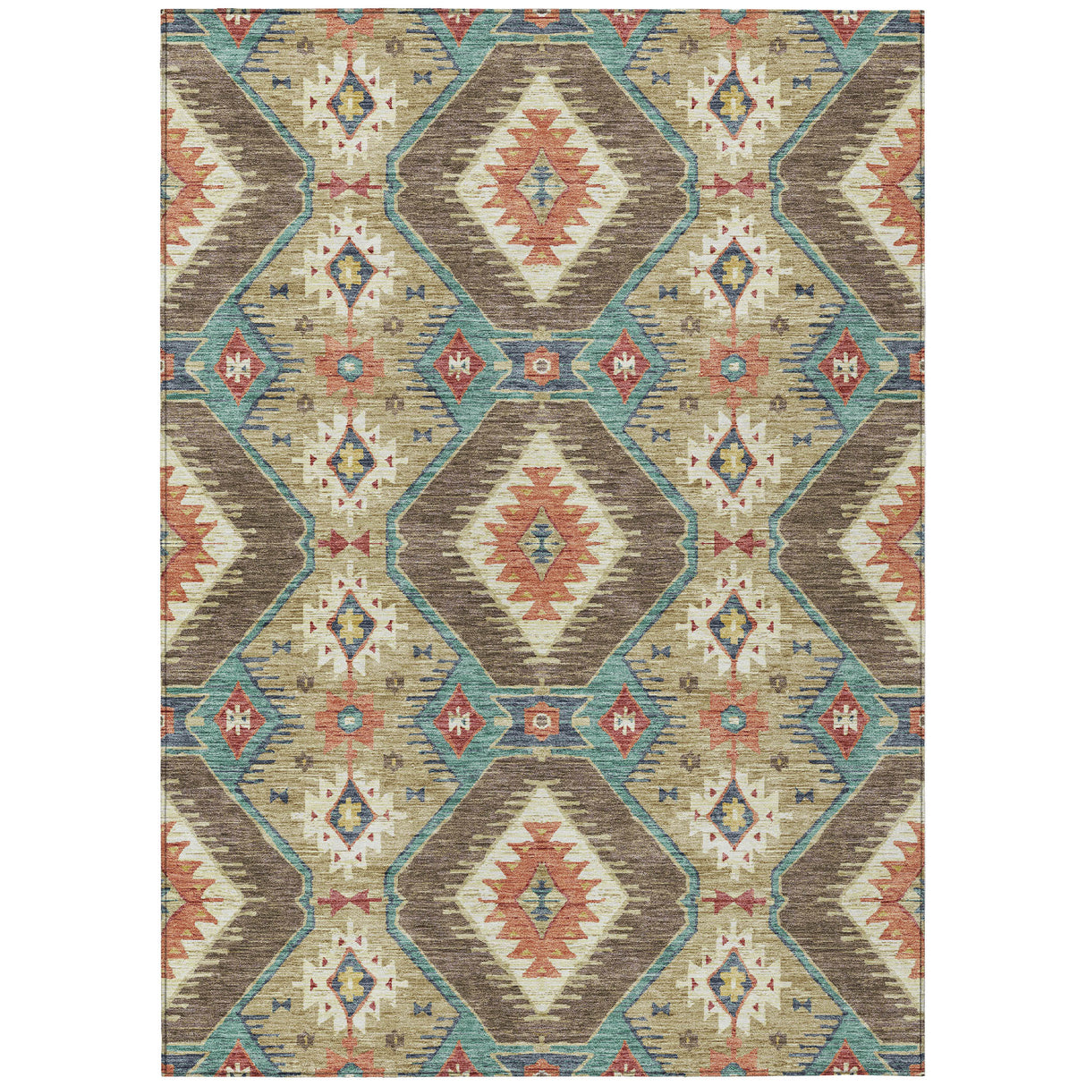 Addison Chantille ACN2210 Moroccan Machine Made Transitional Khaki Rug