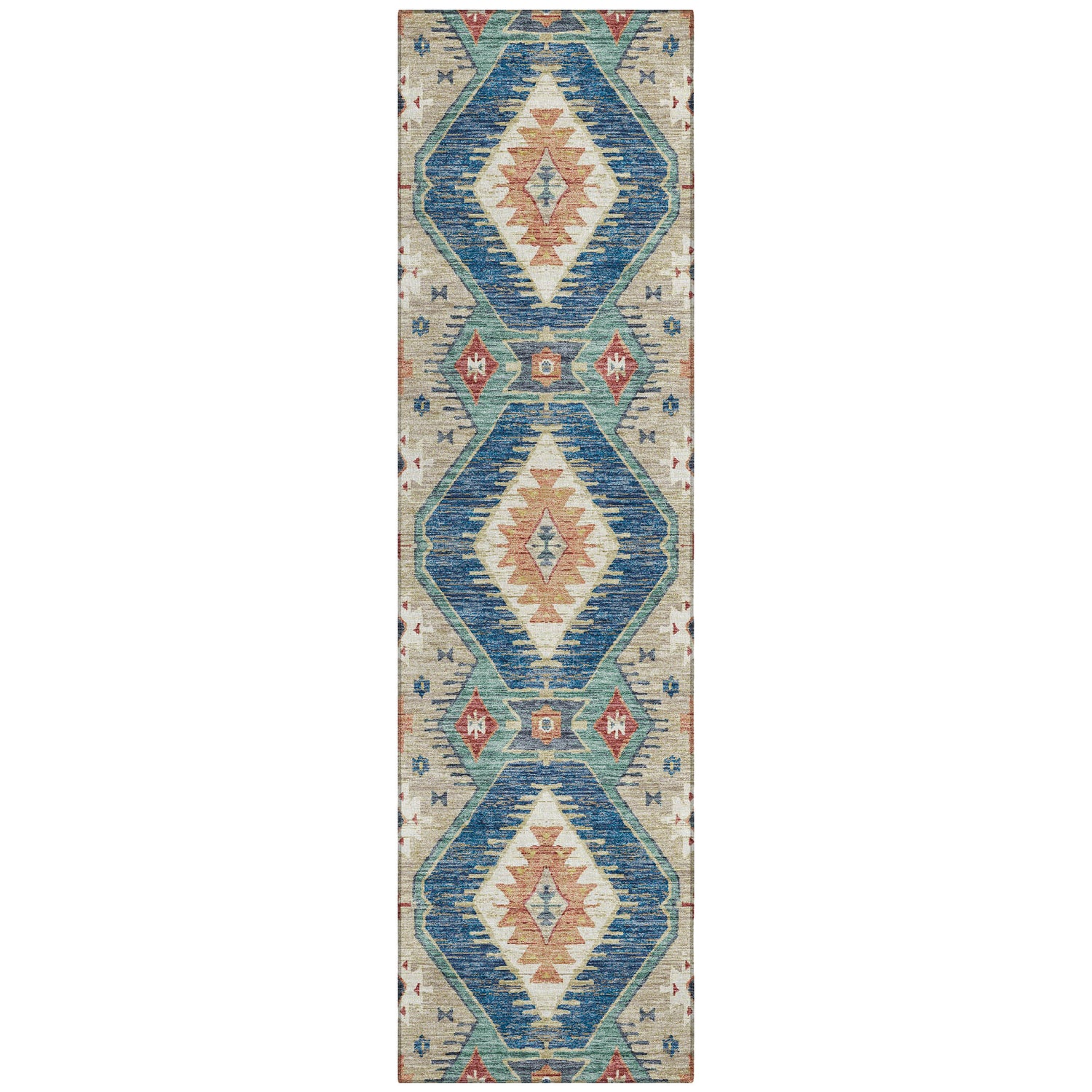 Addison Chantille ACN2210 Moroccan Machine Made Transitional Navy Rug