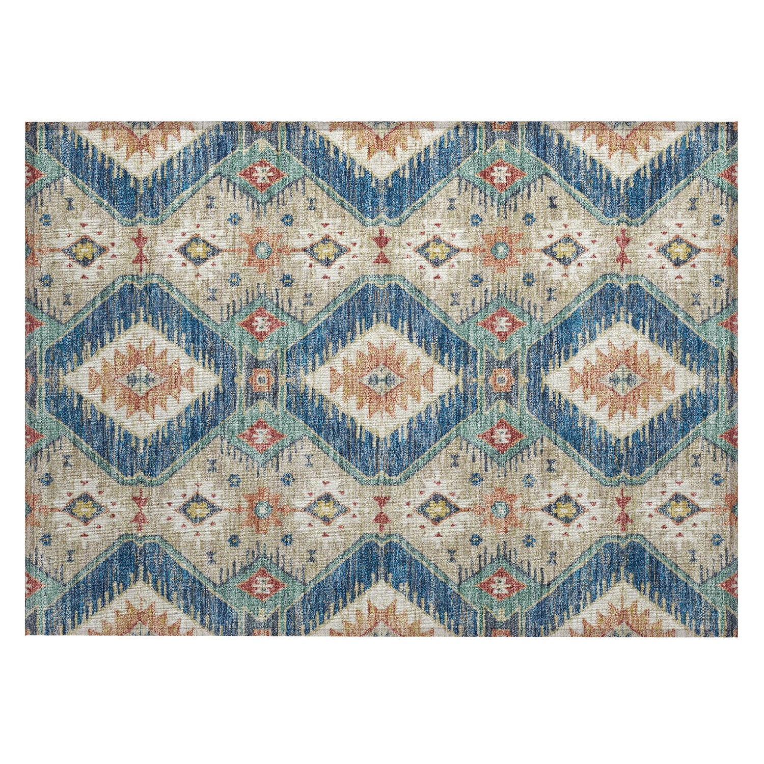 Addison Chantille ACN2210 Moroccan Machine Made Transitional Navy Rug