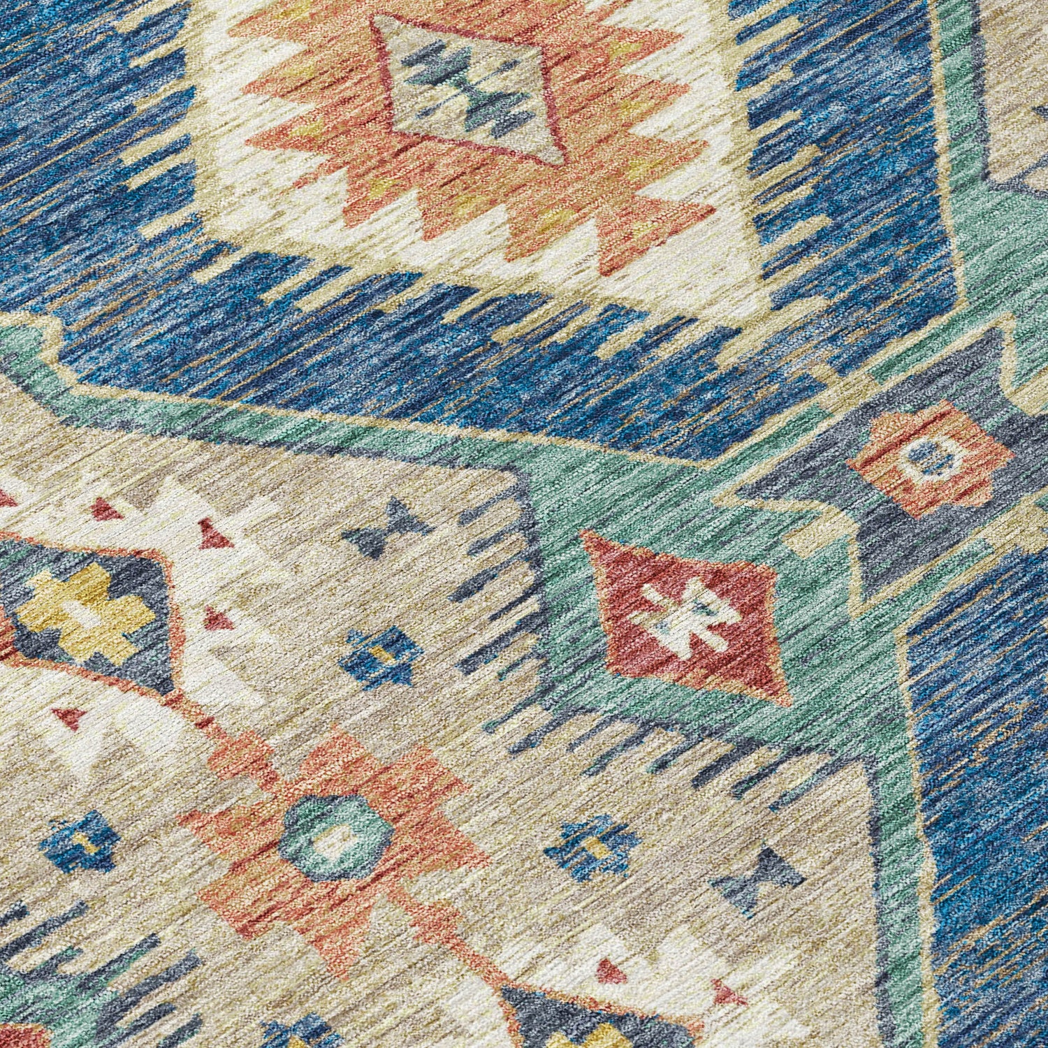 Addison Chantille ACN2210 Moroccan Machine Made Transitional Navy Rug