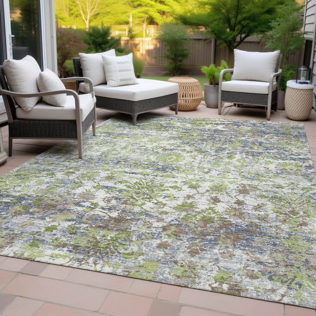 Addison Chantille ACN2211 Modern Machine Made Transitional Aloe Rug