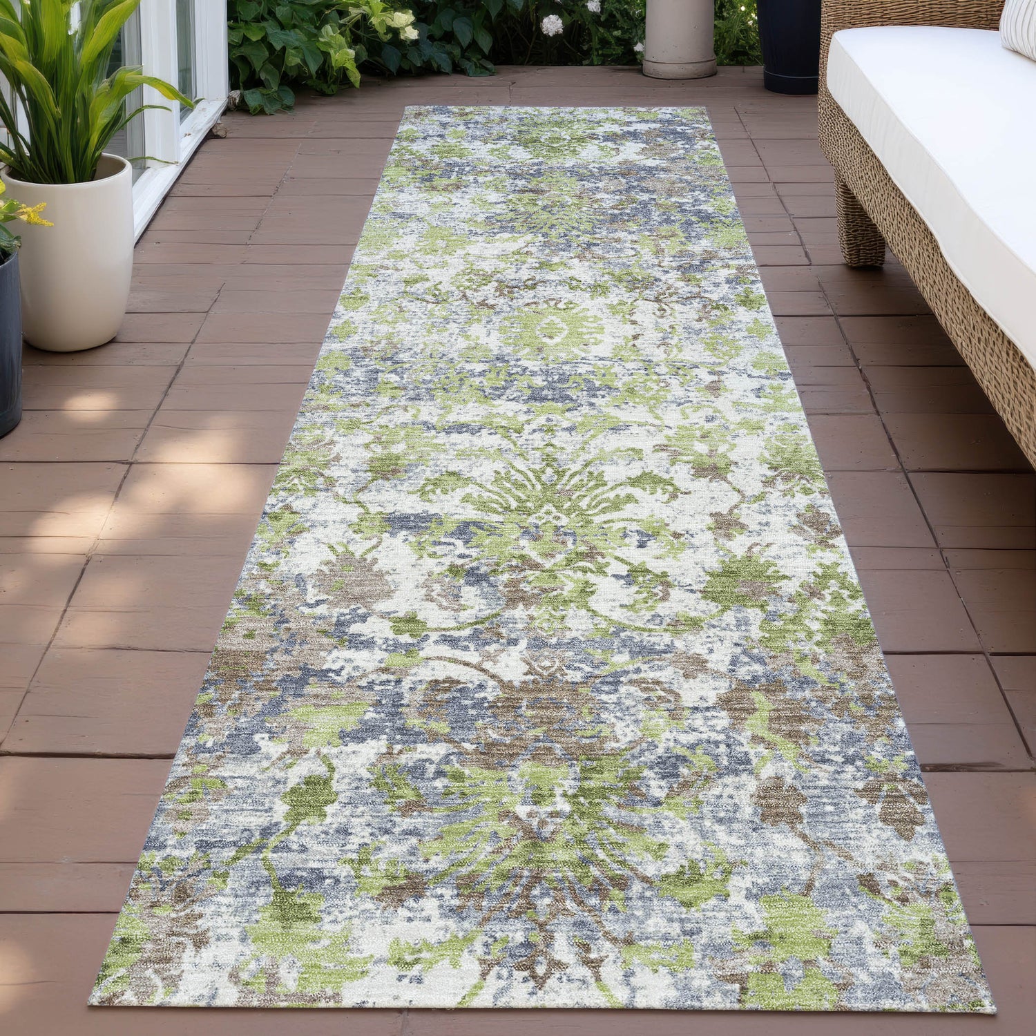 Addison Chantille ACN2211 Modern Machine Made Transitional Aloe Rug