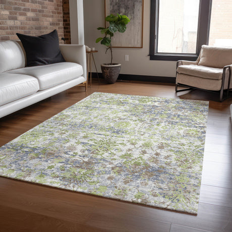 Addison Chantille ACN2211 Modern Machine Made Transitional Aloe Rug