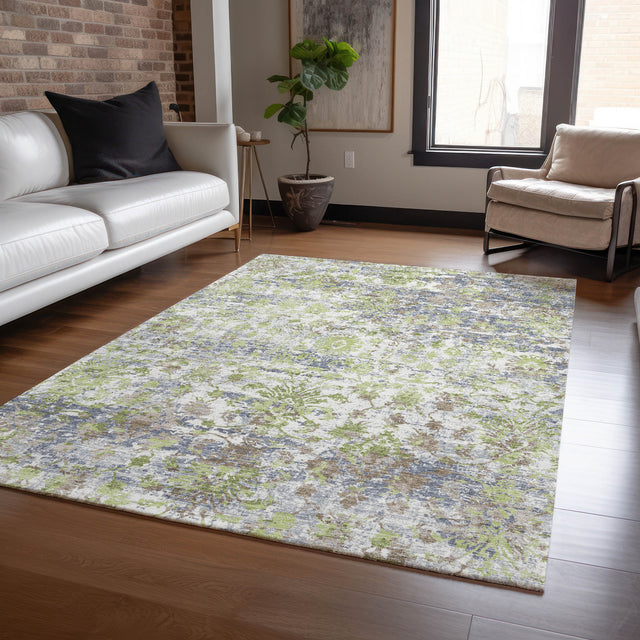 Addison Chantille ACN2211 Modern Machine Made Transitional Aloe Rug