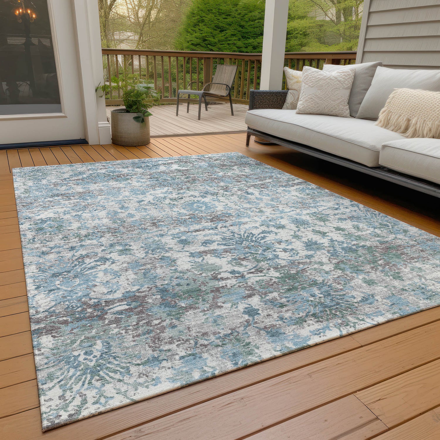 Addison Chantille ACN2211 Modern Machine Made Transitional Denim Rug