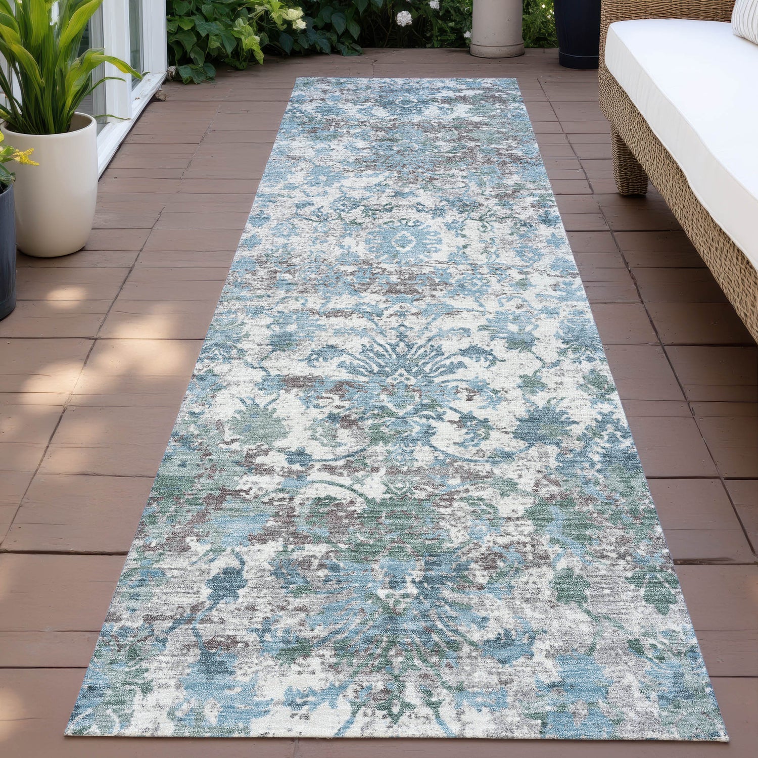 Addison Chantille ACN2211 Modern Machine Made Transitional Denim Rug