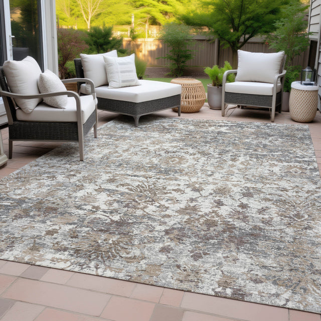 Addison Chantille ACN2211 Modern Machine Made Transitional Taupe Rug