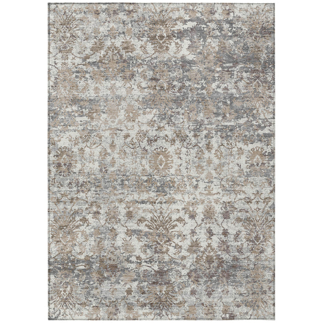 Addison Chantille ACN2211 Modern Machine Made Transitional Taupe Rug