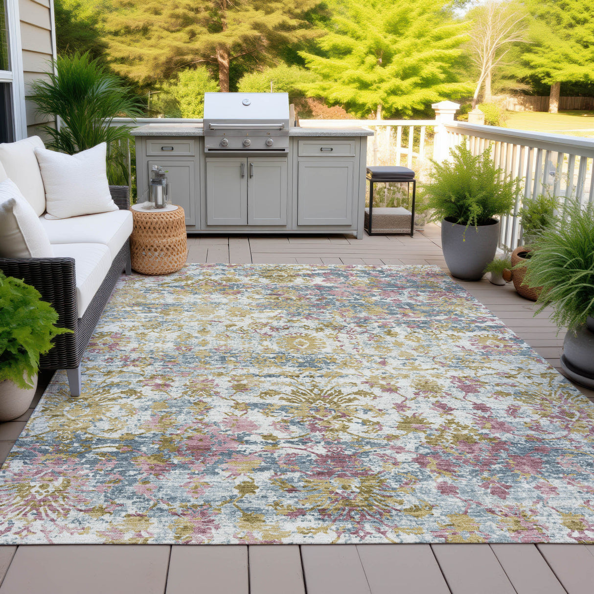 Addison Chantille ACN2211 Modern Machine Made Transitional Wheat Rug