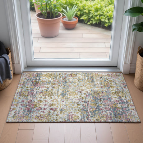 Addison Chantille ACN2211 Modern Machine Made Transitional Wheat Rug