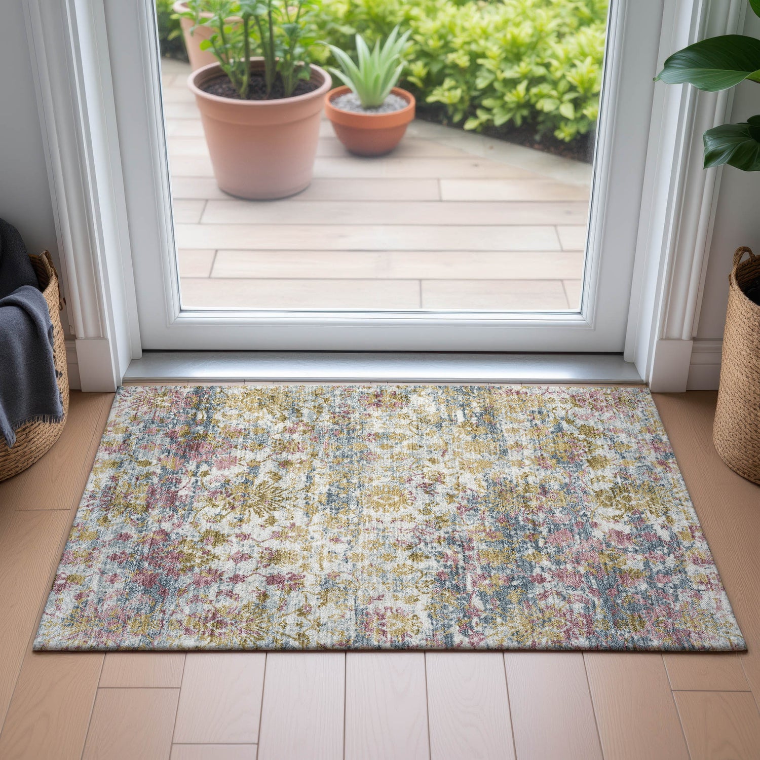 Addison Chantille ACN2211 Modern Machine Made Transitional Wheat Rug