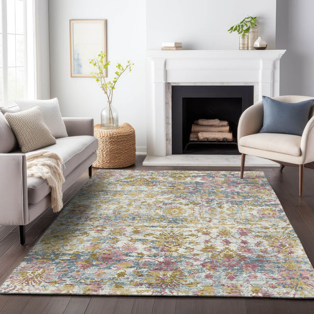 Addison Chantille ACN2211 Modern Machine Made Transitional Wheat Rug
