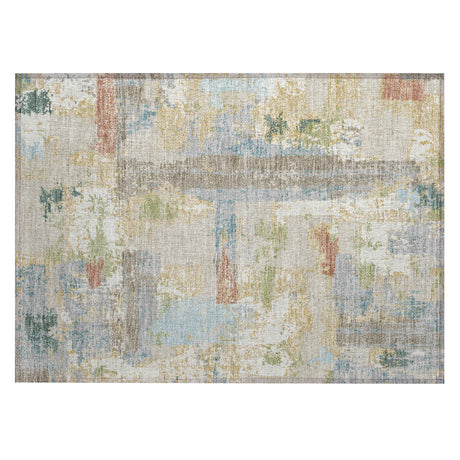 Addison Chantille ACN2212 Abstract Machine Made Transitional Beige Rug