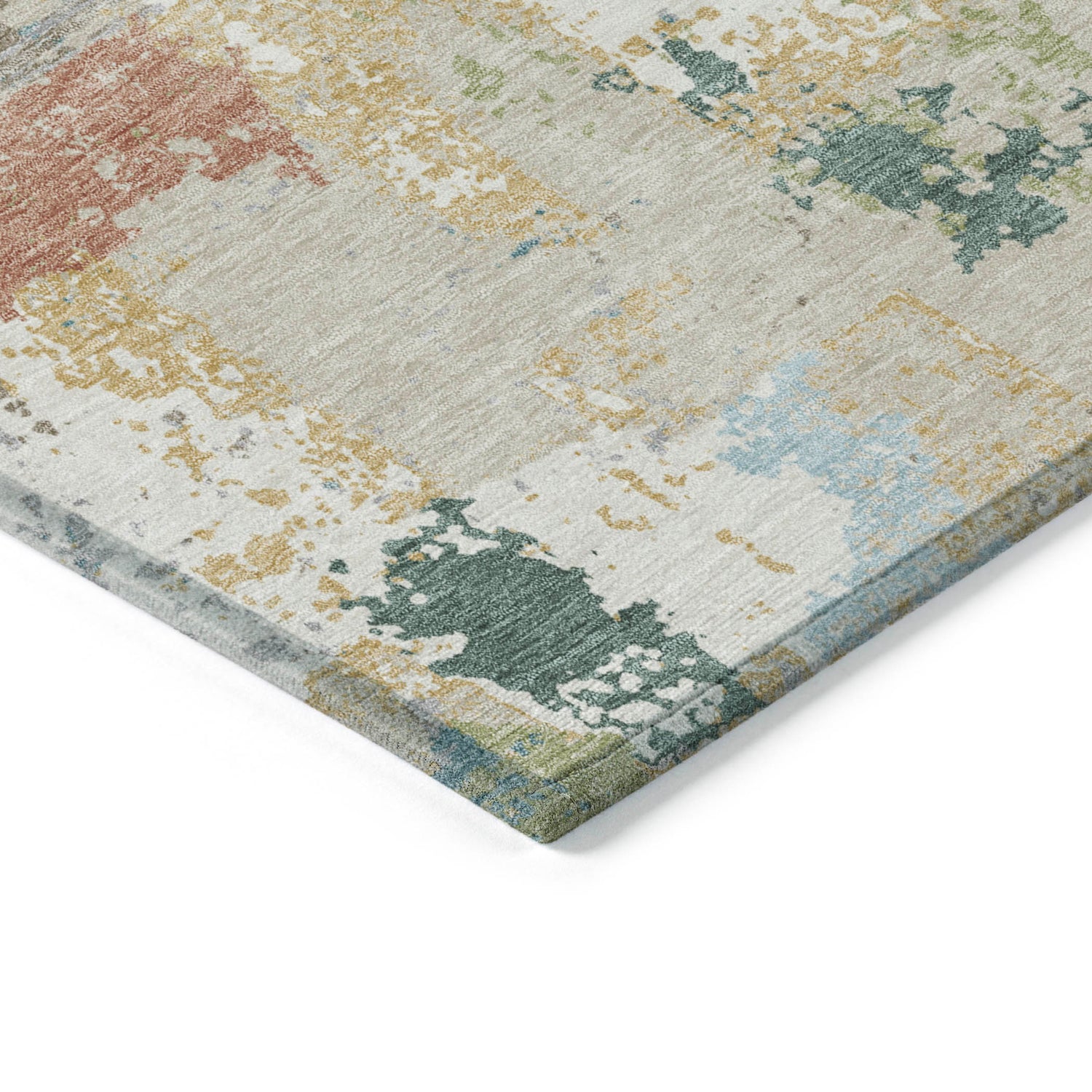 Addison Chantille ACN2212 Abstract Machine Made Transitional Beige Rug