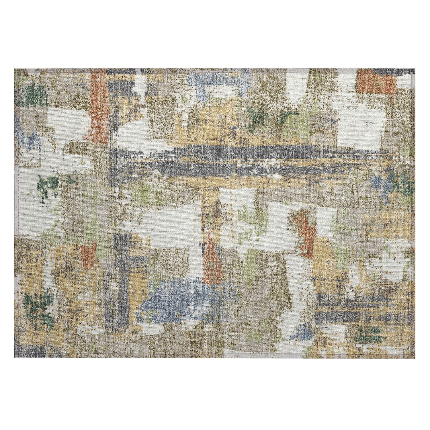 Addison Chantille ACN2212 Abstract Machine Made Transitional Ivory Rug