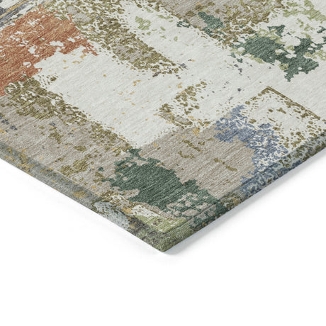 Addison Chantille ACN2212 Abstract Machine Made Transitional Ivory Rug